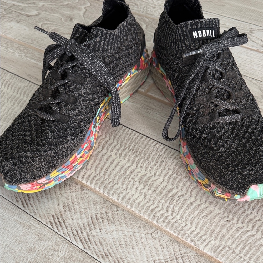 NOBULL  Black Multicolor Knit Shoes